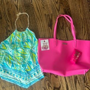 Bundle gift blouse & bag!